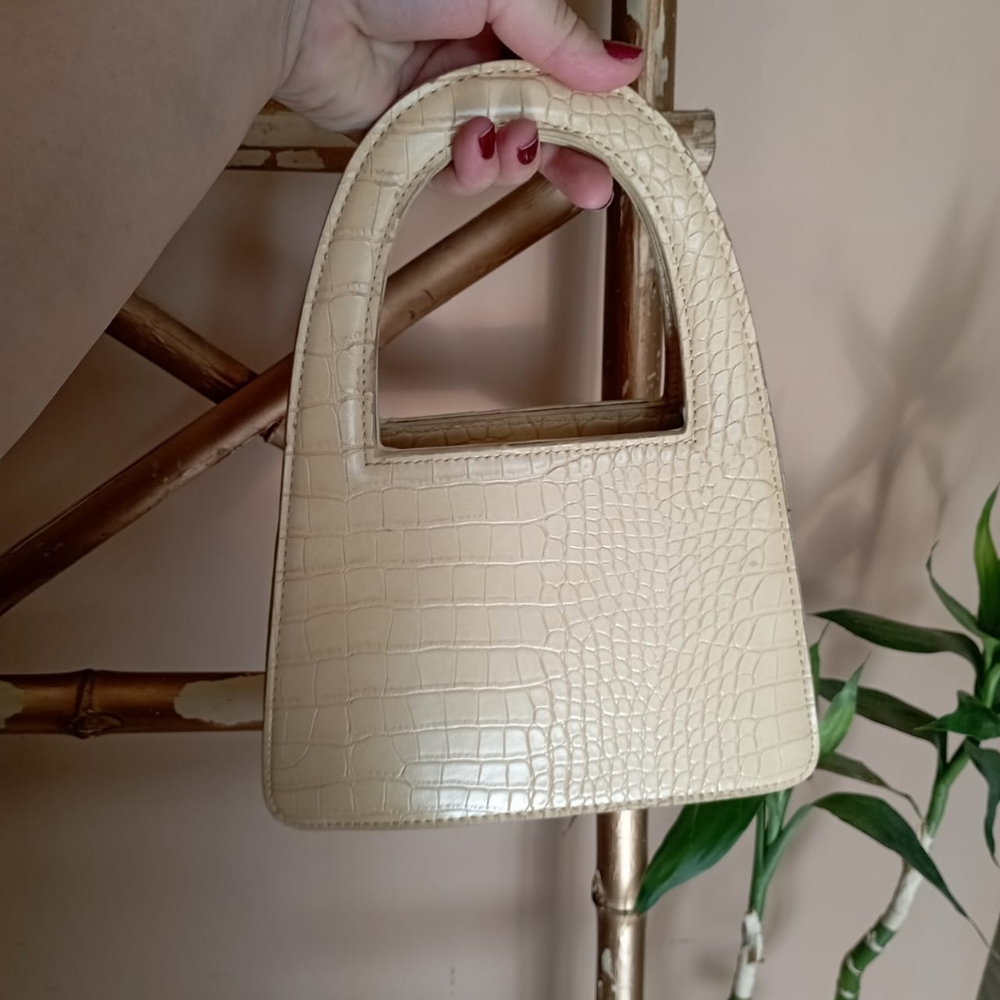 Mock Croc Mini Satchel Bag - Picture 11 of 16